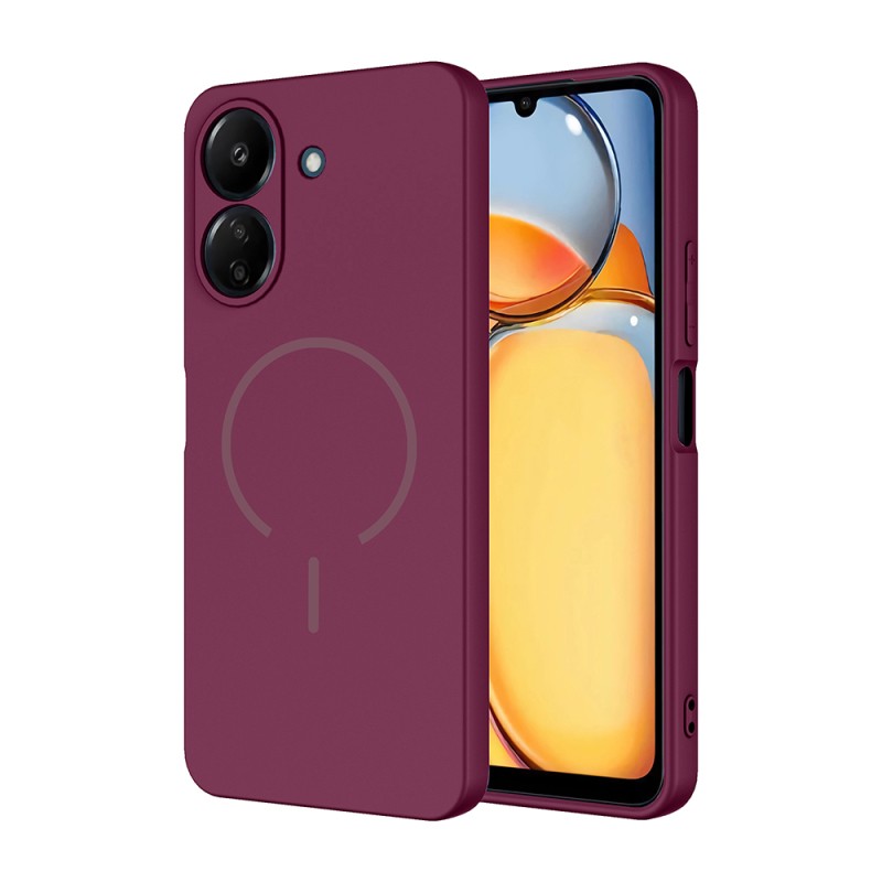 Xiaomi Redmi 13C Case Zore Meta Cover with M-safe Charging Feature - 6