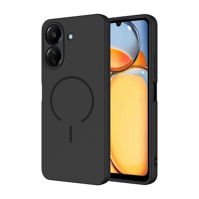 Xiaomi Redmi 13C Case Zore Meta Cover with M-safe Charging Feature - 8