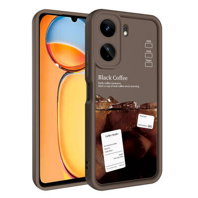 Xiaomi Redmi 13C Kılıf Kamera Korumalı Baskılı Arka Yüzey Zore Klas Kapak - Zore