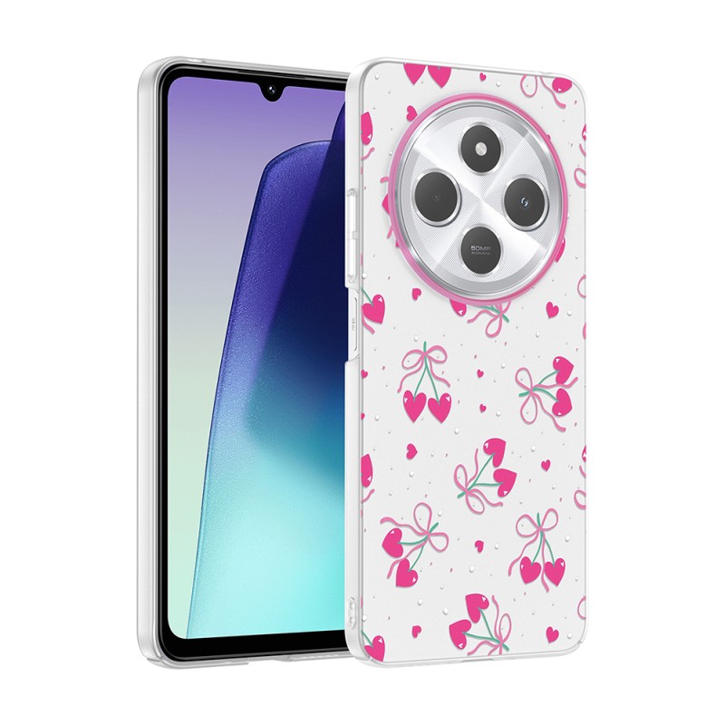 Xiaomi Redmi 14C 4G Case with Camera Protector, Patterned Zore Clip Cover - 3
