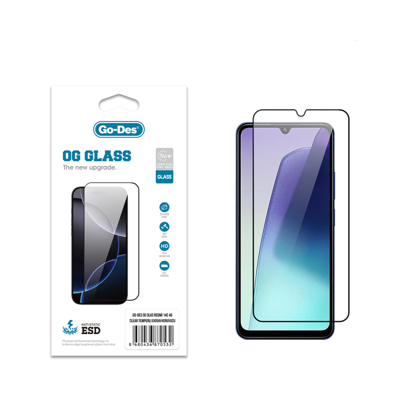 WFTE Pack Of 2 Screen Protectors For Xiaomi Redmi 14C/Poco C75 Tempered