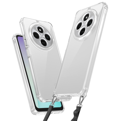 Xiaomi Redmi 14C 4G Kılıf Airbagli Takılabilir Askı Aparatlı Zore Snap Silikon Kapak - Zore