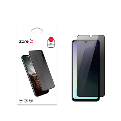 Xiaomi Redmi 14C 4G Zore New 5D Privacy Tempered Screen Protector - Zore
