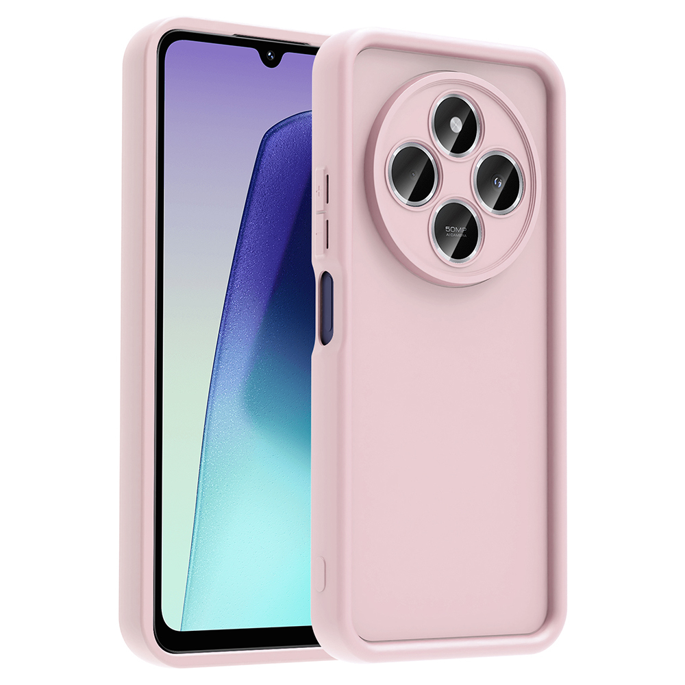 Redmi 14C Kılıf Kamera Korumalı NXXA Ananas Kapak - Pembe