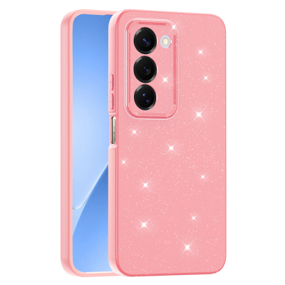 Xiaomi Redmi 15 Case with Camera Protection, Glittery Luxury Zore Cotton Cover - Zore