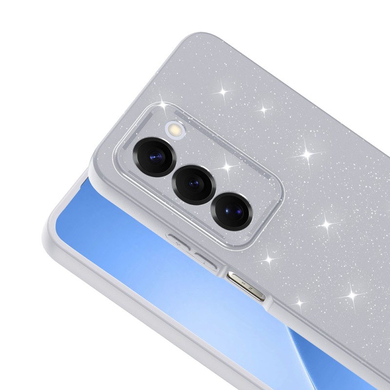 Xiaomi Redmi 15 Case with Camera Protection, Glittery Luxury Zore Cotton Cover - 16