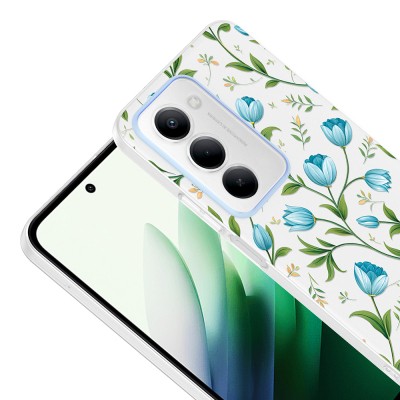 Xiaomi Redmi 15 Case with Camera Protector, Patterned Zore Clip Cover - 9
