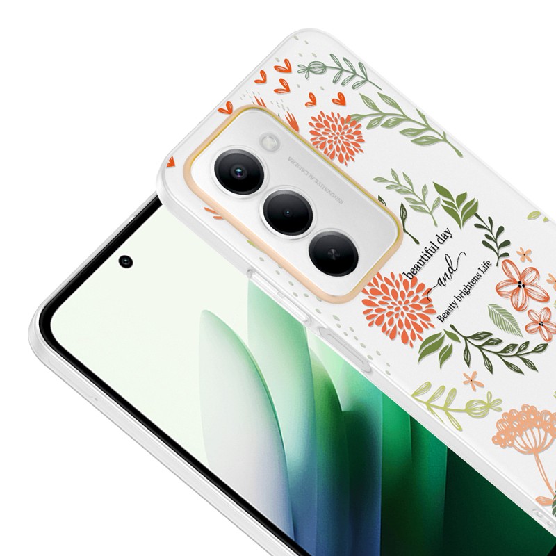 Xiaomi Redmi 15 Case with Camera Protector, Patterned Zore Clip Cover - 12
