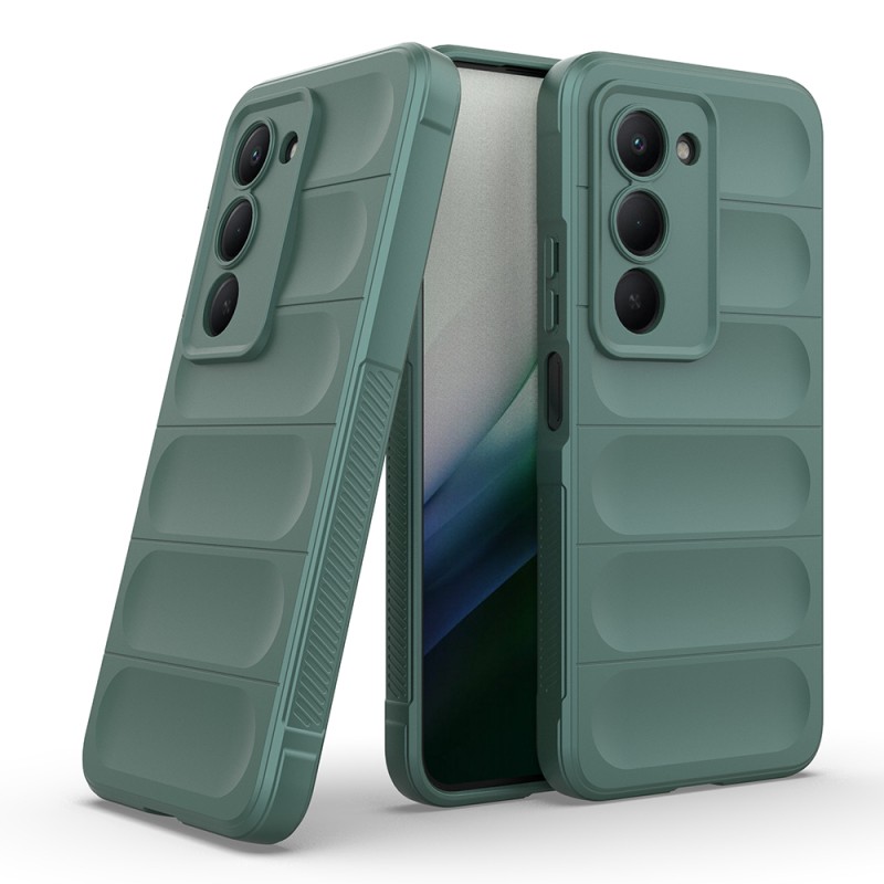Xiaomi Redmi 15 Kılıf Esnek TPU Oyuklu Arka Yüzey Tasarımlı Zore Etnik Silikon Kapak - 18