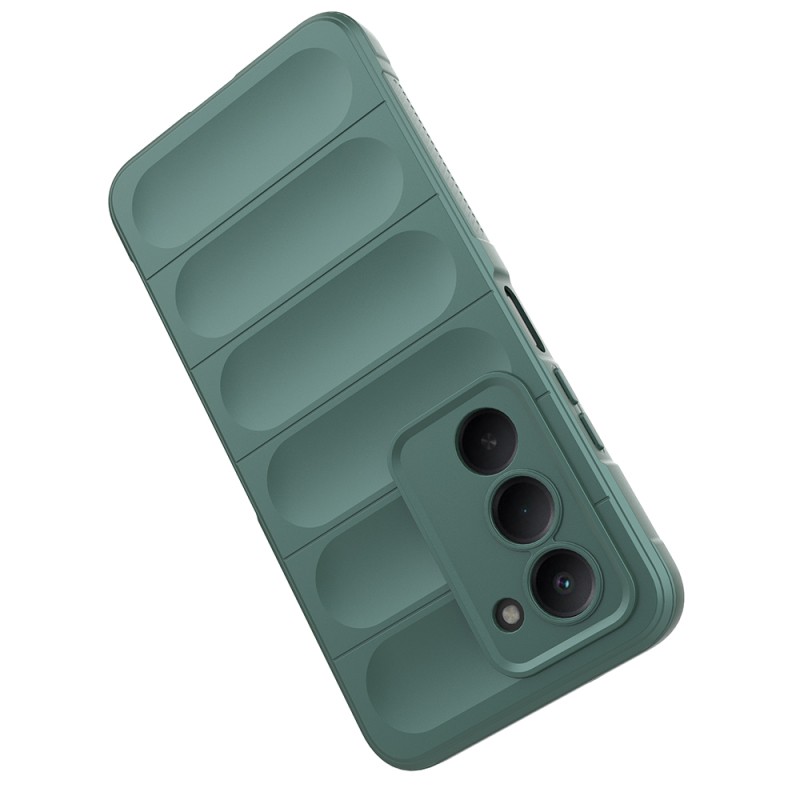Xiaomi Redmi 15 Kılıf Esnek TPU Oyuklu Arka Yüzey Tasarımlı Zore Etnik Silikon Kapak - 22