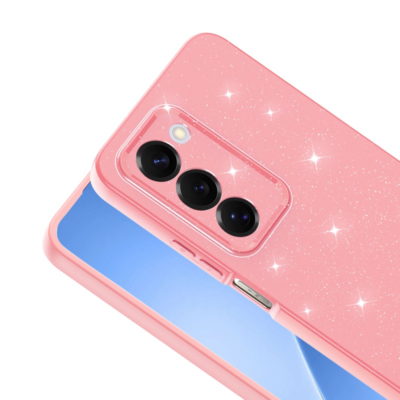 Xiaomi Redmi 15 Kılıf Kamera Korumalı Simli Lüks Zore Koton Kapak - 14