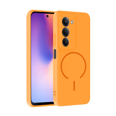 Xiaomi Redmi 15 Kılıf M-safe Şarj Özellikli Zore Meta Kapak - Zore