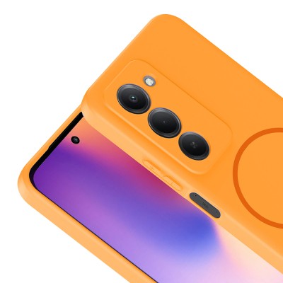 Xiaomi Redmi 15 Kılıf M-safe Şarj Özellikli Zore Meta Kapak - 16