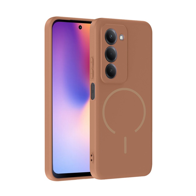 Xiaomi Redmi 15 Kılıf M-safe Şarj Özellikli Zore Meta Kapak - 4