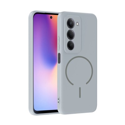 Xiaomi Redmi 15 Kılıf M-safe Şarj Özellikli Zore Meta Kapak - 19