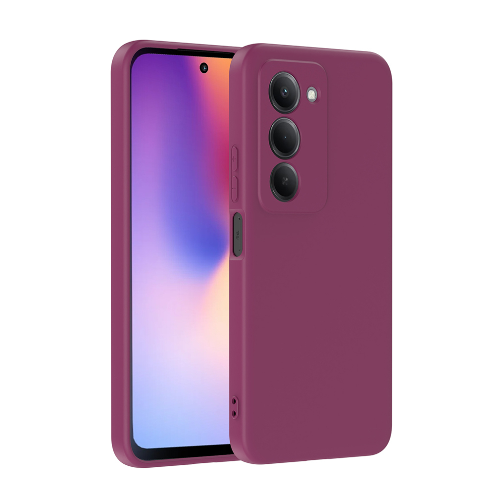 Redmi 15 Kılıf Zore Mara Lansman Kapak - Koyu Mor