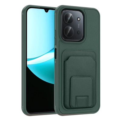 Xiaomi Redmi 15C Case with Card Holder TPU Zore Bikart Cover - Zore