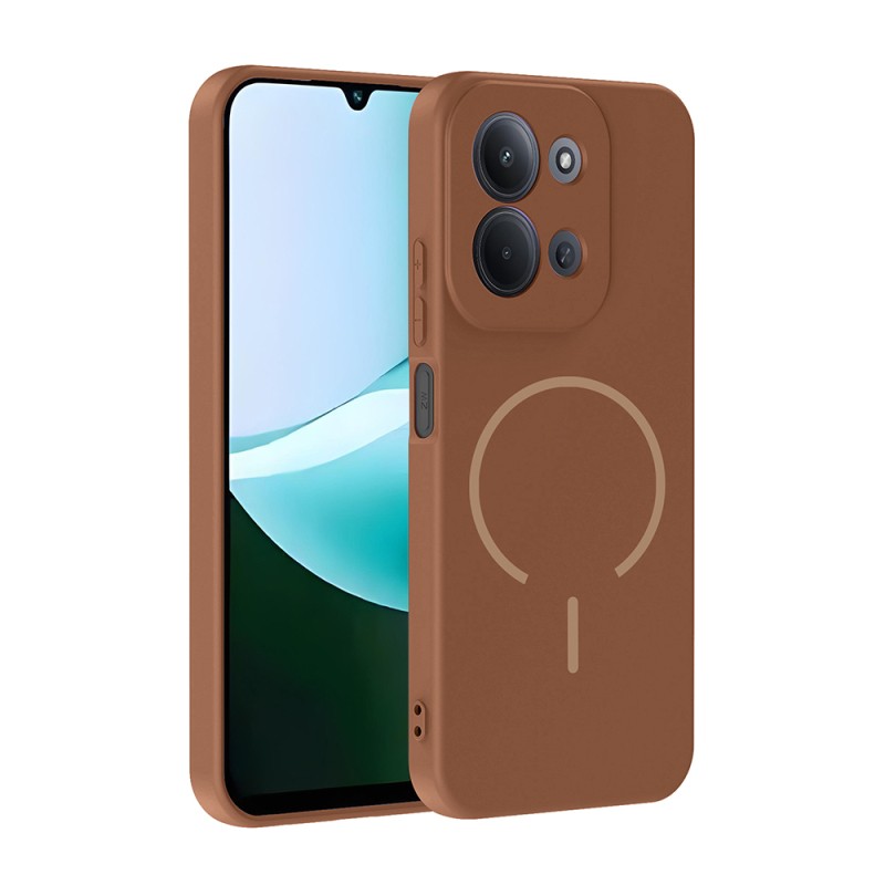 Xiaomi Redmi 15C Case Zore Meta Cover with M-safe Charging Feature - 2