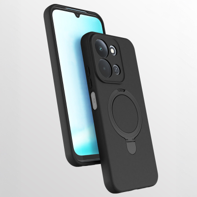 Xiaomi Redmi 15C Kılıf M-safe Şarj Özellikli Standlı Zore Samara Kapak - Zore