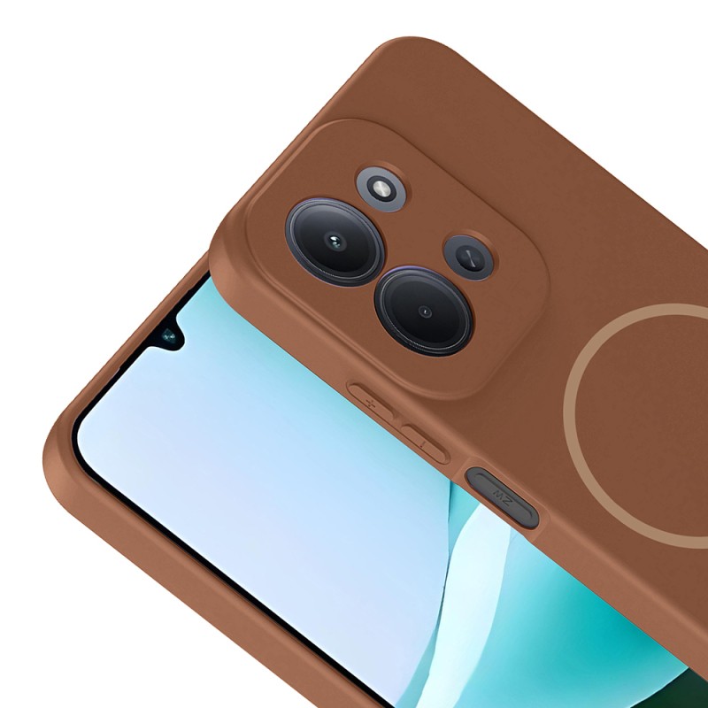 Xiaomi Redmi 15C Kılıf M-safe Şarj Özellikli Zore Meta Kapak - 17