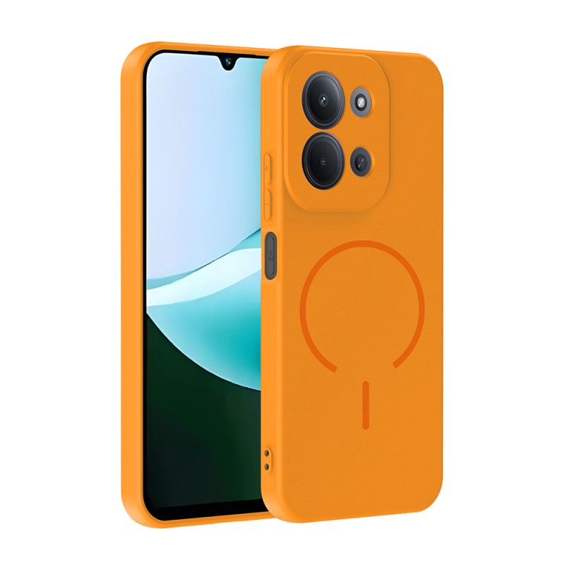 Xiaomi Redmi 15C Kılıf M-safe Şarj Özellikli Zore Meta Kapak - 6