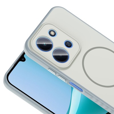Xiaomi Redmi 15C Kılıf M-safe Şarj Özellikli Zore Tea Kapak - 11