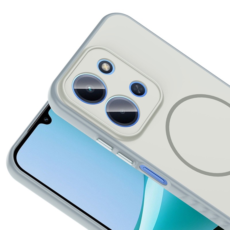 Xiaomi Redmi 15C Kılıf M-safe Şarj Özellikli Zore Tea Kapak - 11