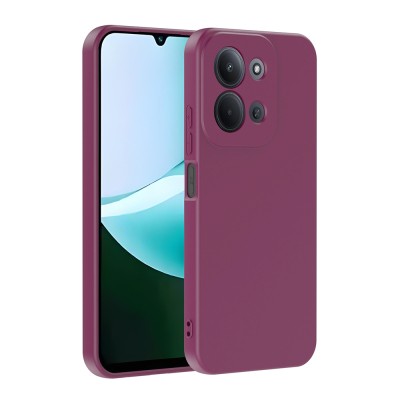 Xiaomi Redmi 15C Kılıf Zore Mara Lansman Kapak Koyu Mor