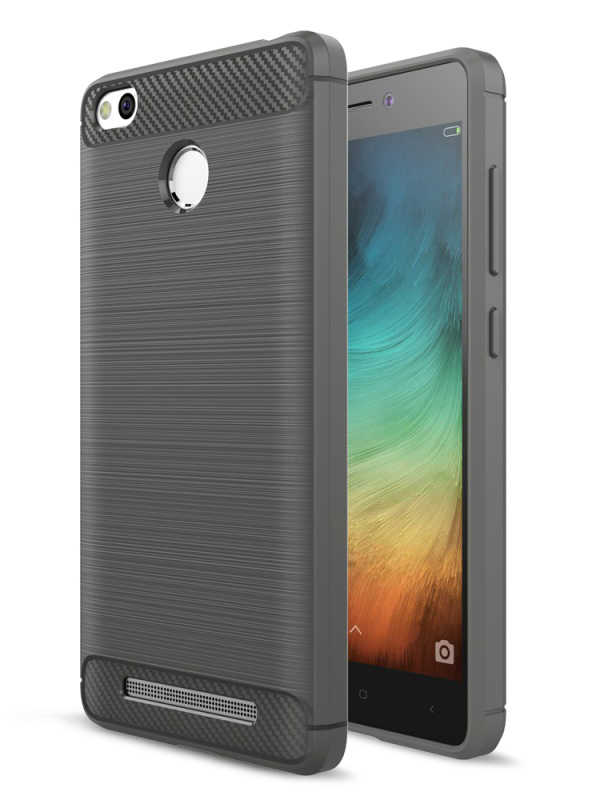 Xiaomi Redmi 3 Pro Kılıf Zore Room Silikon Kapak - Gri