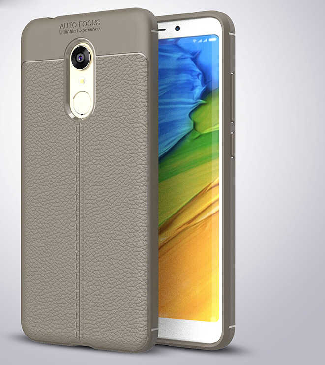 Xiaomi Redmi 5 Kılıf Zore Niss Silikon Kapak - Gri