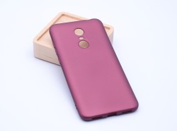 Xiaomi Redmi 5 Kılıf Zore Premier Silikon Kapak Mürdüm