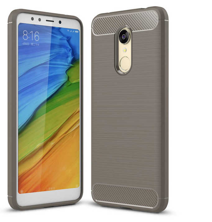 Xiaomi Redmi 5 Kılıf Zore Room Silikon Kapak - Gri