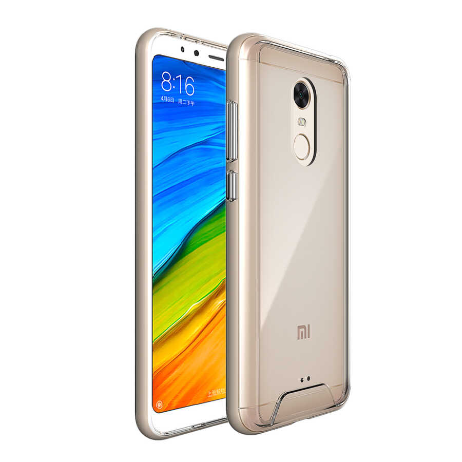 Xiaomi Redmi 5 Plus Kılıf Zore Gard Silikon - Renksiz
