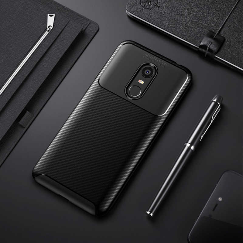 Xiaomi Redmi 5 Plus Kılıf Zore Negro Silikon Kapak - Siyah