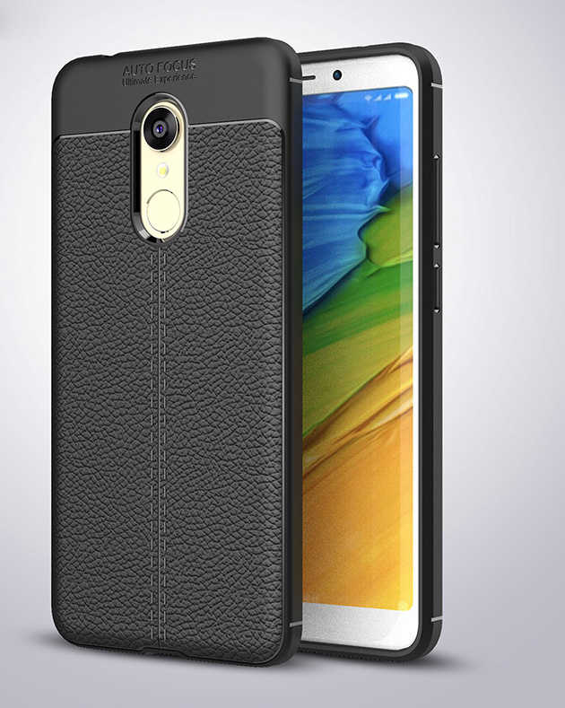 Xiaomi Redmi 5 Plus Kılıf Zore Niss Silikon Kapak - Siyah