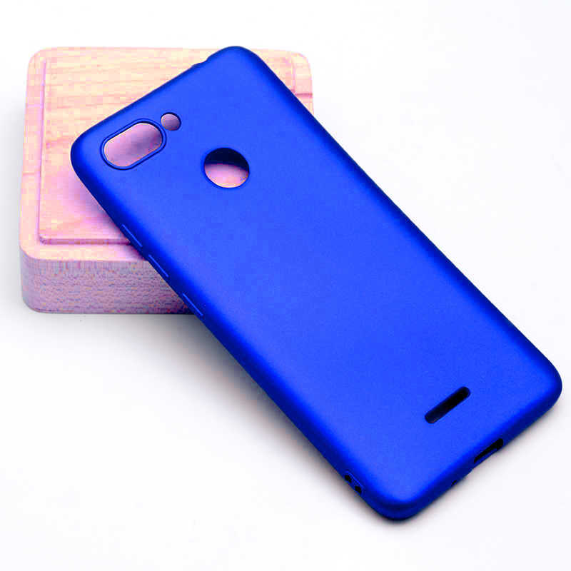 Xiaomi Redmi 6 Kılıf Zore Premier Silikon Kapak - Saks Mavi
