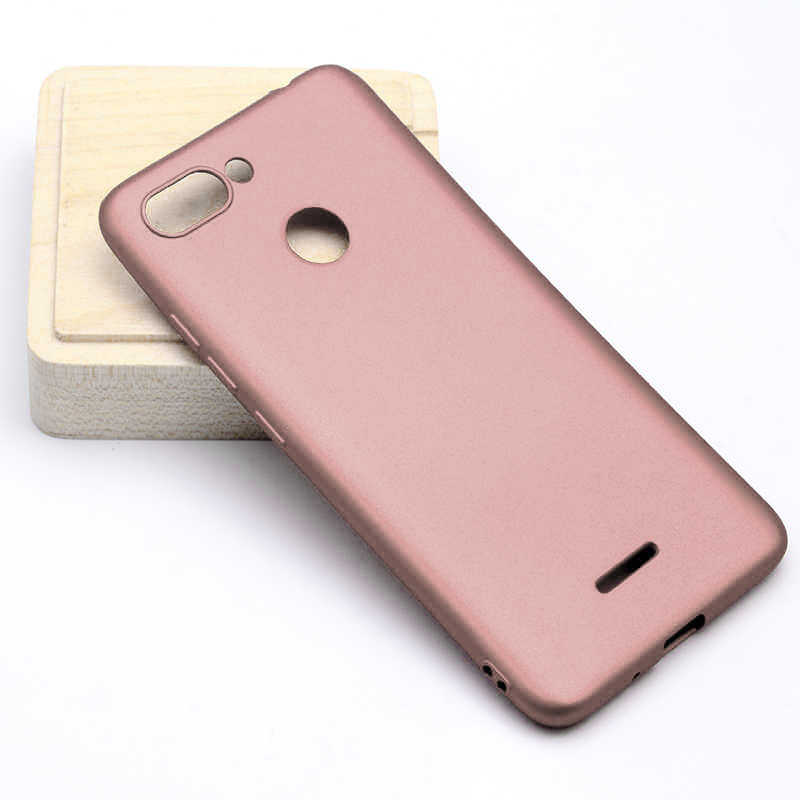 Xiaomi Redmi 6 Kılıf Zore Premier Silikon Kapak - Rose Gold