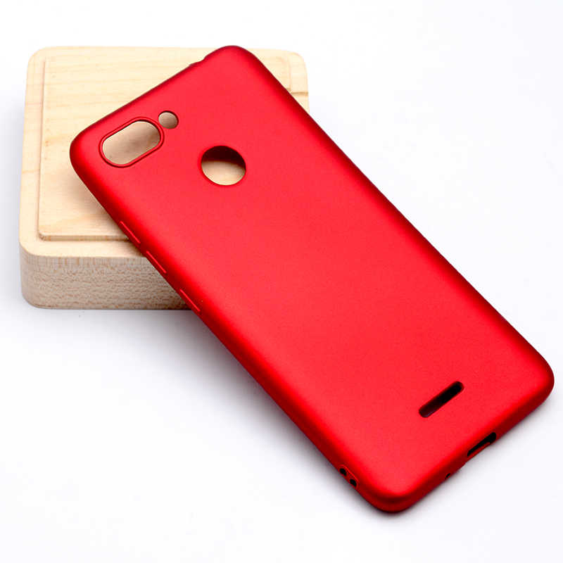 Xiaomi Redmi 6 Kılıf Zore Premier Silikon Kapak - Kırmızı
