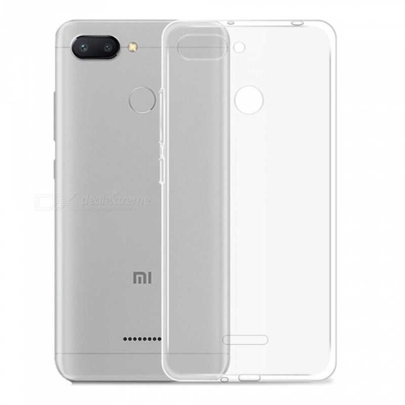 Xiaomi Redmi 6 Kılıf Zore Süper Silikon Kapak - Renksiz