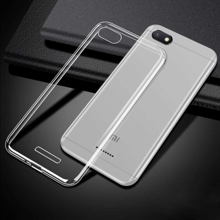Xiaomi Redmi 6A Kılıf Zore Süper Silikon Kapak - Renksiz