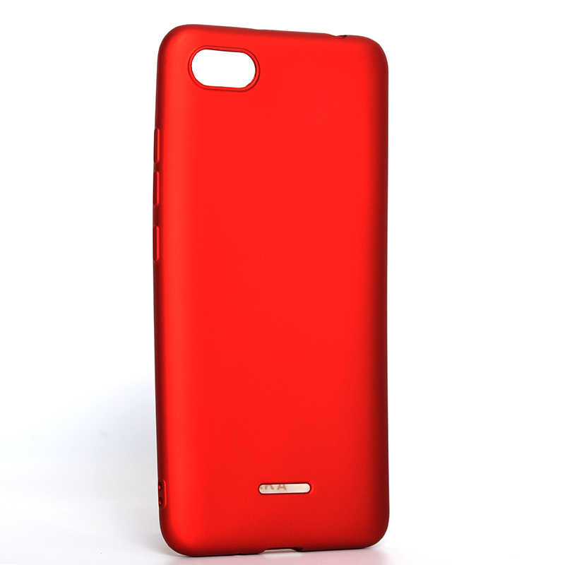 Xiaomi Redmi 6A Kılıf Zore Premier Silikon Kapak - Kırmızı