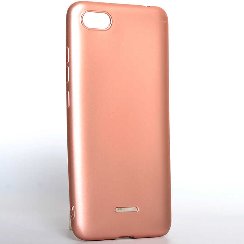 Xiaomi Redmi 6A Kılıf Zore Premier Silikon Kapak - Rose Gold