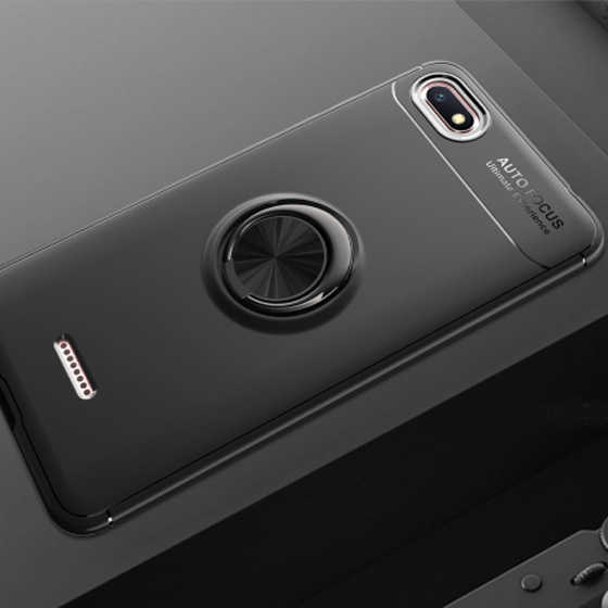 Xiaomi Redmi 6A Kılıf Zore Ravel Silikon Kapak - Siyah