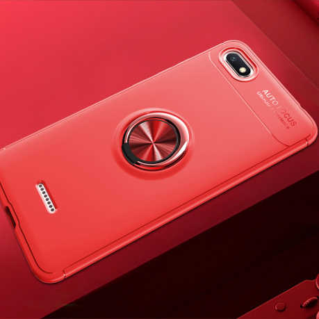 Xiaomi Redmi 6A Kılıf Zore Ravel Silikon Kapak - Kırmızı