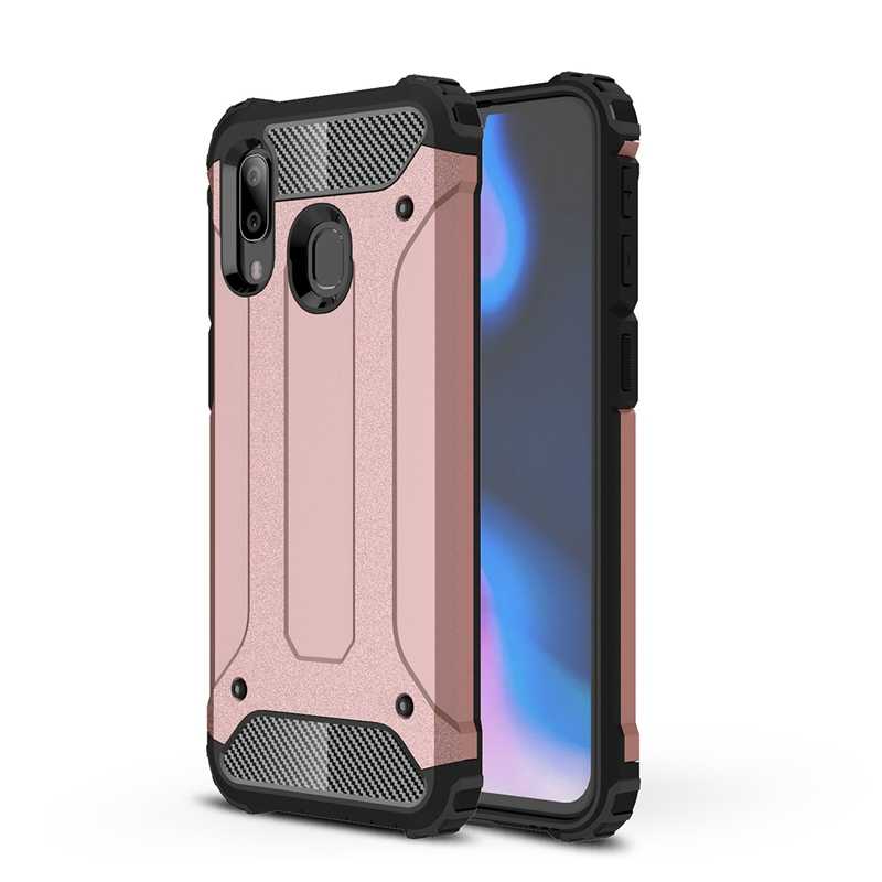 Xiaomi Redmi 7 Kılıf Zore Crash Silikon Kapak - Rose Gold