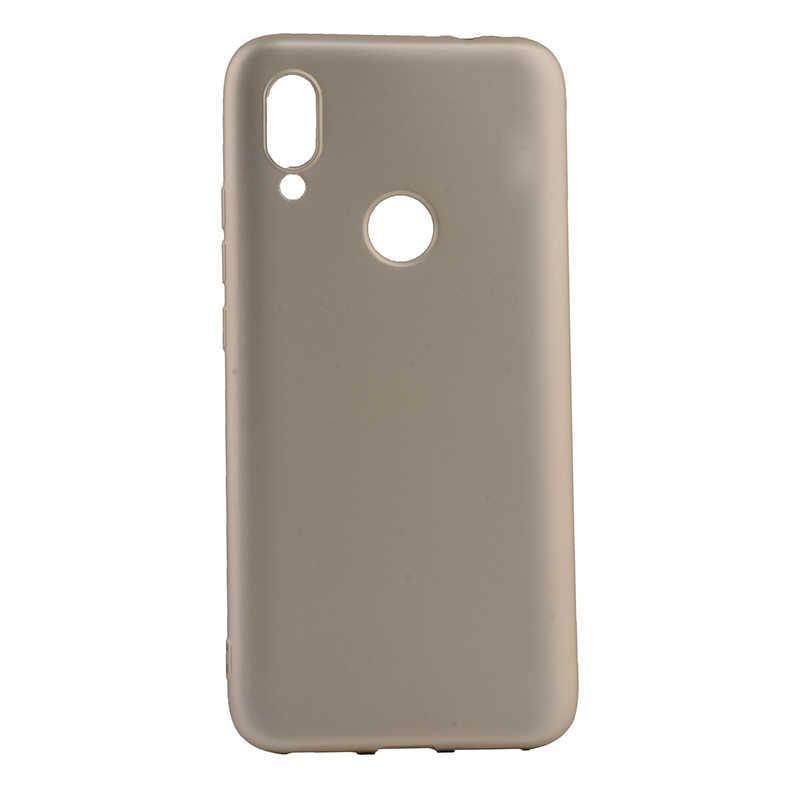 Xiaomi Redmi 7 Kılıf Zore Premier Silikon Kapak - Gold