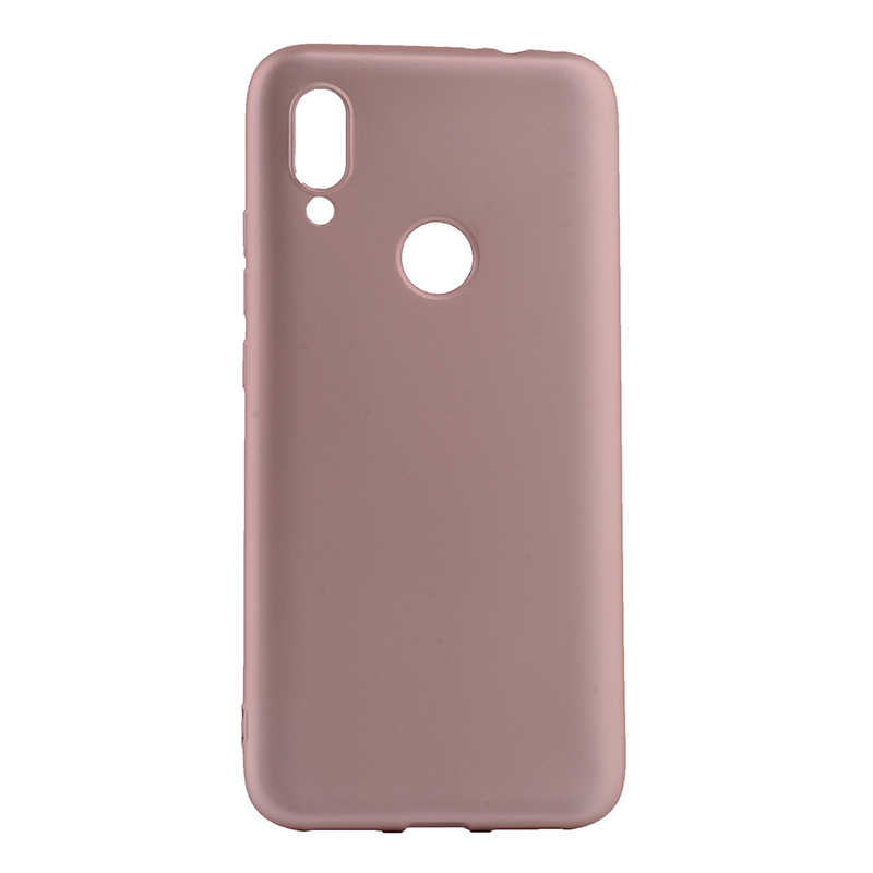 Xiaomi Redmi 7 Kılıf Zore Premier Silikon Kapak - Rose Gold