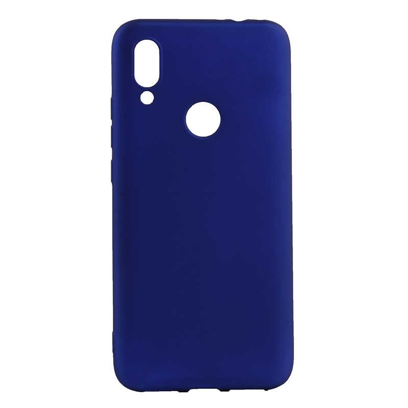 Xiaomi Redmi 7 Kılıf Zore Premier Silikon Kapak - Saks Mavi