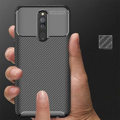 Xiaomi Redmi 8 Case Zore Negro Silicon Cover - 8