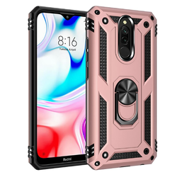 Xiaomi Redmi 8 Case Zore Vega Cover Rose Gold